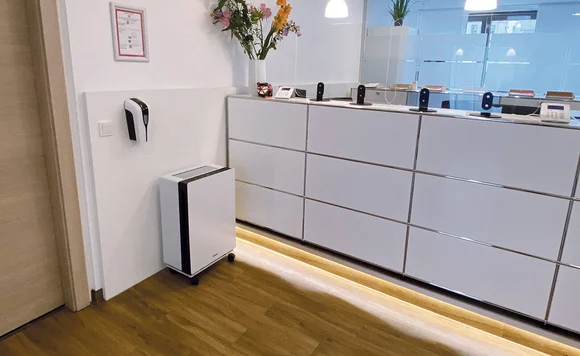 Không khí sạch trong phòng khám chuyên khoa phổi